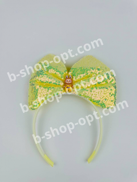 Светящийся ободок "Лабу", желтый